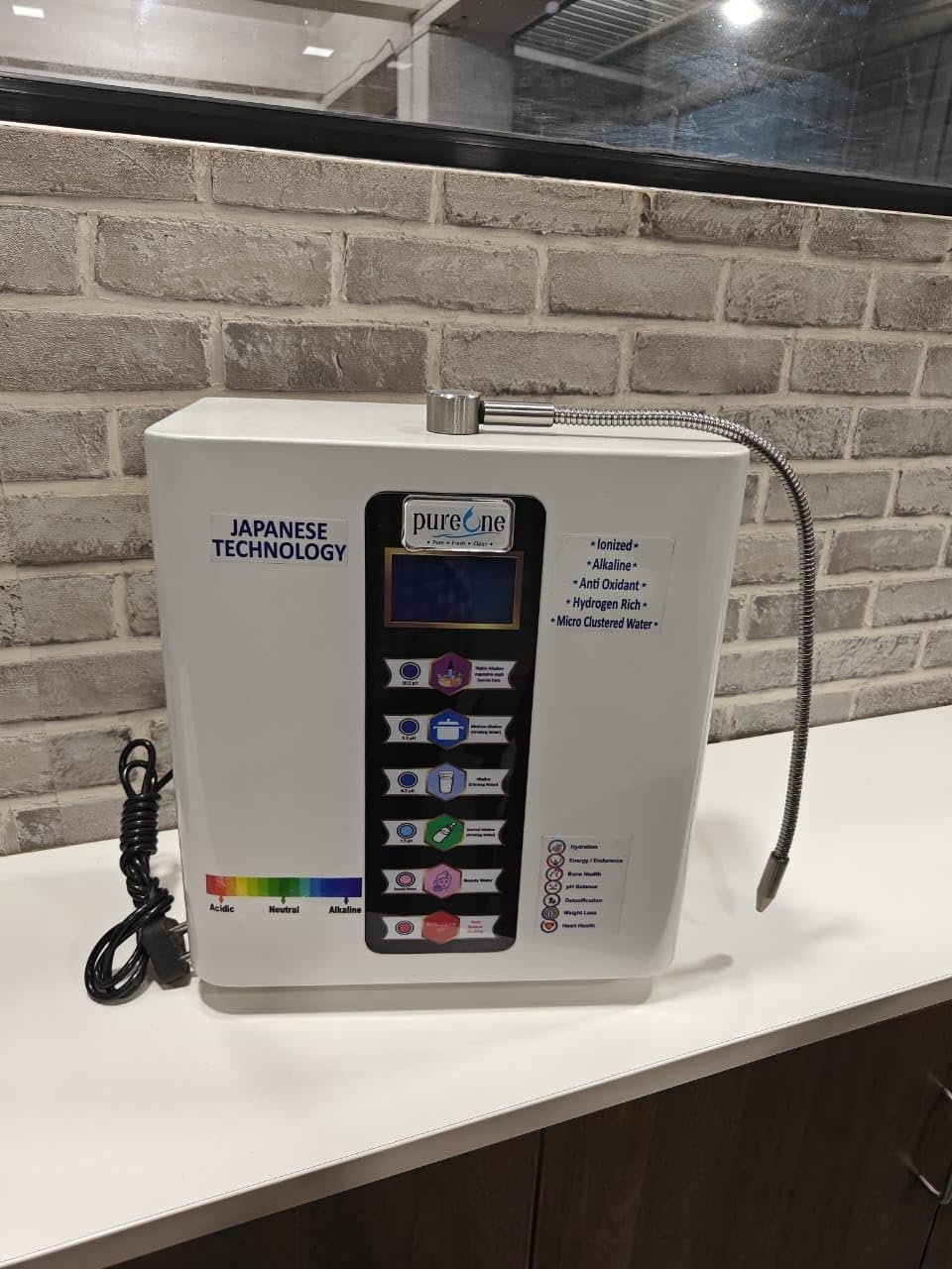 Alkaline Water Ionizer 7 Plants Water Ionizer, Fully Automatic Purification