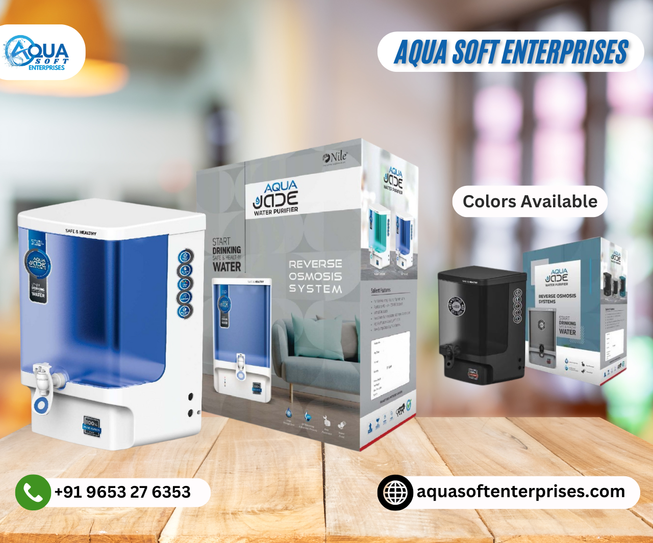 Aqua Jade RO Water Purifier with Active Copper RO + UV + UF + TDS Control