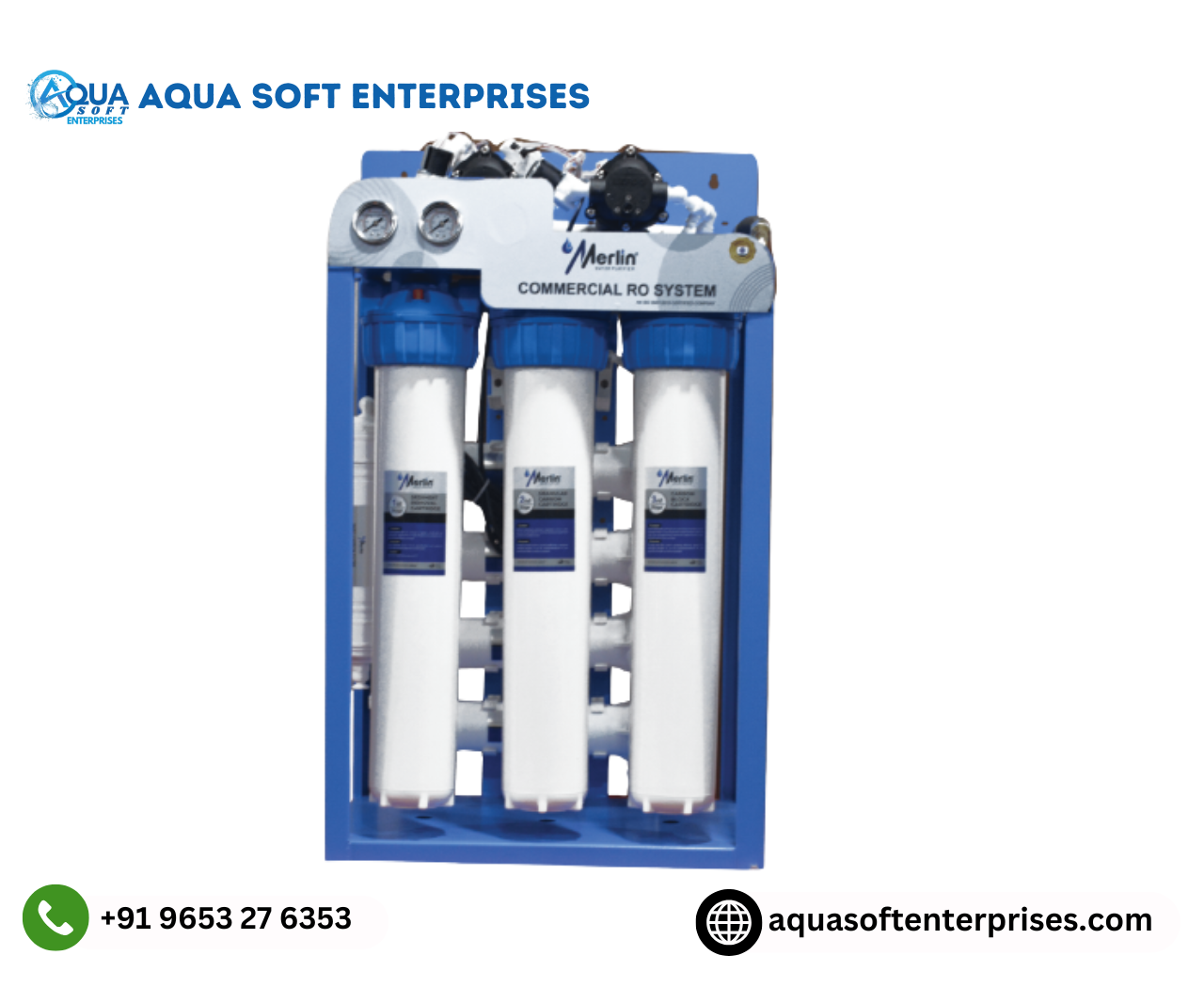 Commercial Water Purifier 50 LPH RO Plant