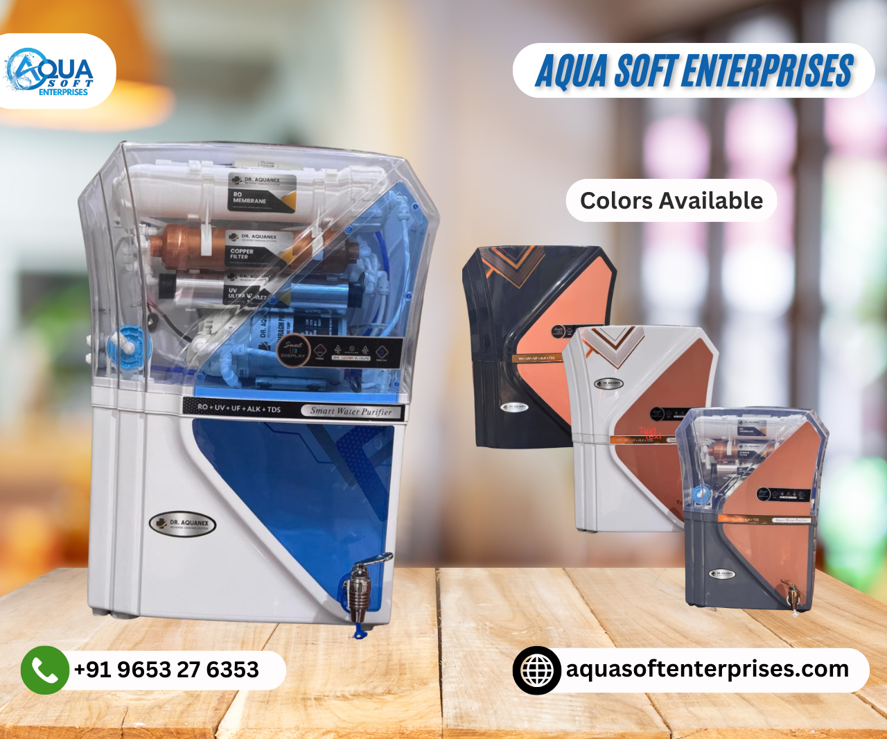 Dr Aqua Nex Copper+ RO+ UV+ UF+ TDS Controller