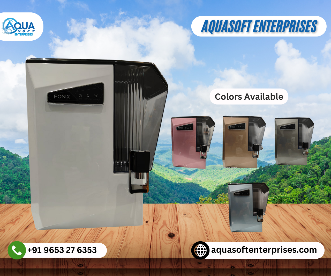 Fonix Water Purifier RO+UV+Copper