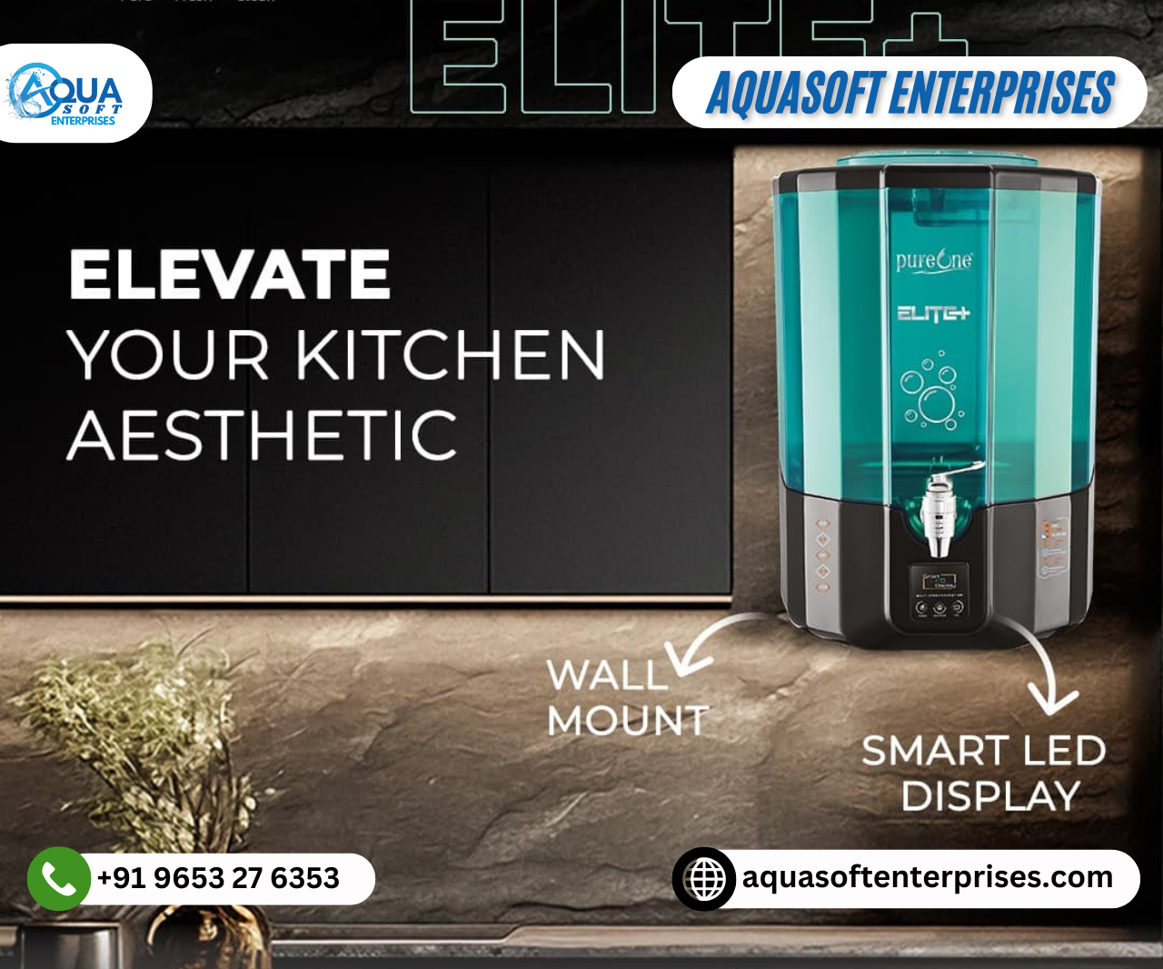 Pure One Elite+ 5 Stage Purification and Advanced Copper Technology (Black)