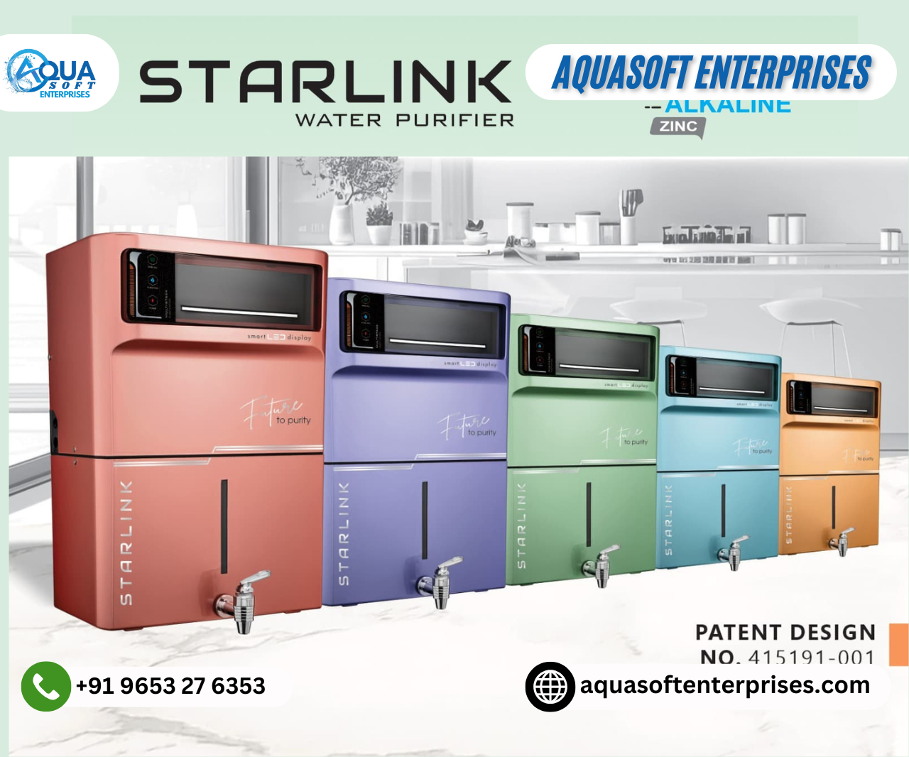 Starlink Water Purifier Copper + Alkaline + Zinc